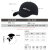 吉普（JEEP）品牌鸭舌帽男棒球帽户外运动休闲帽遮阳帽刺绣太阳帽百搭潮 黑色 可调节56-61cm