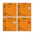 电梨 定制新国标安全标识牌 警告标志 电力警示3M铝板标牌（危险废物标识）铝板UV腐蚀标牌 危险废物标识A 20*20cm