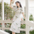 弹簧人（TANHUANGREN）中国风改良旗袍女夏2024新款设计感学院风气质新中式连衣裙 图片色 S