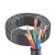 佳雁 国标铜丝软电缆 YZ 5*6平方中型橡套线 户外耐磨电源线 10米