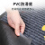 尚美巢品SHMECOPIN 双条纹地毯商用欢迎光临除尘吸水防滑垫 80*120cm 大红色