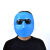 烧电焊脸部防护全脸防烤脸电焊面罩头戴式轻便简易氩弧焊电焊面具 PC面罩+5副黑色眼镜+松紧带