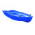 苑丘 应急蓝色双层pe坚固船塑料船钓鱼捕鱼塑胶船渔船加厚牛筋船小鱼船水上救援船4.0米船