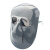 添新焊友焊工专用脸部防护面罩头戴式电焊面罩焊接防烤脸面具 BX-6面罩+深绿+灰色眼镜+松紧带