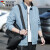 啄木鸟男士夹克春秋季新款青年立领休闲时尚纯色外套百搭潮流韩版上衣服 卡其 XL