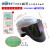 约巢热浪RL-280自动变光面罩电焊面罩安全帽太阳能参数调焊工头盔翻盖 护罩半透明款式+白色安全帽+ 带10外2内片2电子