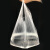 飞尔（FLYER）白色透明塑料袋 打包袋外卖袋一次性背心方便袋【1KG 20×31cm】