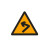 交通标志牌三角乡村道路警示牌左右急弯村庄慢让三叉路指示牌反光 人形横道70三角厚度1.2mm