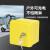 承琉塑料室外86型防水插座盒明装电瓶车充电电源面板带锁防盗电保护箱 黄色塑料款+5孔10A