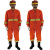 宏兴（HongXing）DA-017分体抢险救援服消防员耐磨抢险救援橘红色（上衣+裤子）XL码
