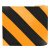智达 黑黄斜纹反光警示条 40cm宽长45米 警戒线隔离带地板贴
