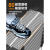 伸缩梯子升降工程梯铝合金便携人字梯多功能不锈钢折叠梯加厚 加厚钢管多功能1.7+1.7=3.4米直