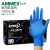 威陆 手套爱马斯AMMEX一次性丁腈橡胶手套无粉麻面实验室清洁卫生保洁美容美发 耐用加厚款【耐用蓝色丁腈】