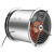 藤原（fujiwara）不锈钢轴流风机工业排风扇耐高温厨房强力管道抽风排气扇 高速304不锈钢2.5-2-65℃-220V