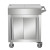 兰诗 WSY0002 不锈钢调料商用厨房移动调料台多功能移动餐车小推车 加厚敞门款+12缸