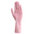 一次性加长用丁腈手套女家务清洁厨房洗碗加厚耐用做饭刷碗32 90只装粉色(升级抽取式包装) M