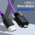 祥来鑫 USB2.0转Mini工业相机数据线带螺丝固定高柔拖链延长连接线紫色1米 XLX-UMZ01