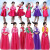 格宝特朝鲜族服装儿童韩服元旦男女大长今舞蹈服韩国民传统服饰 粉红色短款 110cm
