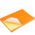 劲牌 BC-C01-O a4彩色不干胶标记纸 哑面书写纸 背胶粘帖纸 喷墨激光打印 A4染色 橙色 50张