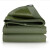 鑫亨达（XINHENGDA）加厚耐磨户外防晒有机硅单面挂胶帆布防雨布军绿色600g/m²  3米×7米1块