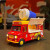 儿童合金巴士玩具校车冰淇淋激小汽车汉堡餐3-6岁宝宝玩具男女孩 蓝色寿司车-感应惯性灯光音效