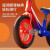 儿童平衡车滑步车无脚踏宝宝学步车自行车单车溜溜车2-3-6岁 12寸镁合金钛空轮 橙绿