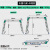 铝合金折叠马凳加厚工程专用升降伸缩平台梯工地工作台装修功夫凳 伸缩高80-105cm/平台120x40cm【伸缩