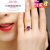 SNQP紫水晶戒指彩宝女银宝石女款开口可调节戒子装饰品 紫水晶戒指 指 指 活口款