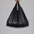 大中黑色塑料袋垃圾袋背心袋方便袋购物打包袋手提袋胶袋批发 32*52亮黑加厚120个