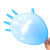 塞莫诗一次性丁腈手套 弹性贴手防水耐污 清洁100只/盒 蓝色 小号S码