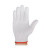 海斯迪克 防滑加厚劳保手套 棉纱棉线 尼龙耐磨工作手套 白色600克（12双装）