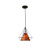 餐厅吊灯三头创意个性单头餐厅灯工业风现代简约过道吧台餐吊灯具 001黑+咖啡罩