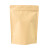 稳斯坦 W1006 (100只)磨砂开窗牛皮纸袋 加厚防水茶叶密封袋自立袋自封袋 双面厚28丝12*20+4
