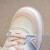 回力童鞋女童鞋子2024春季新款校园小学生运动板鞋女孩儿童休闲小白鞋 米粉色（0749） 25码