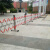 梓萤岔不锈钢伸缩围栏隔离栏学校医院护栏道路户外施工可移动折叠栏栅栏 1.8米高每米