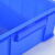 张氏艺佳 加厚塑料可配盖子周转箱物料配件箱塑料养鱼箱 蓝色X5#470*350*170 