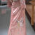 桑柔语中国风马甲女夏天 外穿薄款时尚国潮风醋酸绣花马甲包臀围两件套 粉色半身裙 2105 3XL