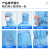 无尘服工作服连体胯下拉链工厂实验室洁净服男女 蓝色0.5网格 XL