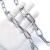 不锈钢晾衣链室外晒衣绳防滑晾衣服铁链子防风神器挂凉衣绳 3毫米粗0.5米长+2个弹扣