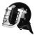 战天猿（ZHANTIANYUAN）特种防暴头盔 欧式金属网格保安头盔 保安器材