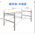 国标实重移动脚手架热镀锌手脚架镀锌架子活动架脚手架 1m【47斤】2.0厚(配20斤方管板)