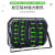 LED9090投光灯100W招牌灯200W400W600W户外防水工地射灯 200W白光(防雷防水防尘防腐()