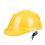 轻型PE防撞帽透气款安全帽车间防撞帽轻便型工厂 喷字 车间帽 黄色 (重量约220克)