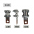 宽选工品 铜铝设备线夹 螺栓型钎焊线夹变压器电缆接线端子 (JTL-200A)/10个