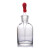 众戈 加厚玻璃材质带刻度带红皮胶头125ml白色乳胶头滴瓶