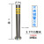 不锈钢防撞柱移动立柱钢管304警示柱桩反光路桩隔离柱停车挡车柱 固定款891000