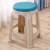 塑料凳子简约客厅熟胶加厚圆凳浴室防滑高板凳经济型餐桌椅子 北欧绿大号2020款