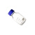企桥蓝盖试剂瓶丝口广口化学螺旋口密封试剂瓶刻度取样瓶实验室茶色/透明 蓝盖试剂瓶 250ml透明4个装