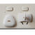 灏吉象儿童插座保护盖婴儿电源开关防护盖防触电保护套插座封口盖接线板 白色 8个(2孔3孔各4个钥匙2把)