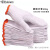 夏季手套棉线尼龙劳保耐磨工地干活防滑工作一次性薄款胶手套 400克偏薄棉线 96只装